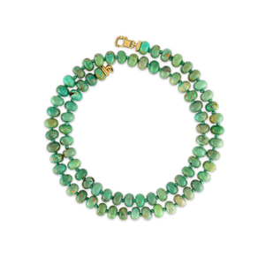 Turquoise Aurathea Strand with Fibula Clasp