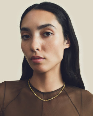 Baby Double Link Chain with Fibula Clasp