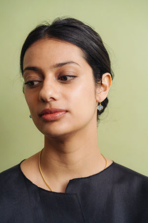 Aquamarine Baby Linea Earrings
