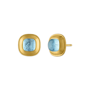 Aquamarine Capsa Stud Earrings