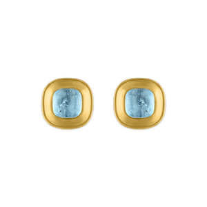 Aquamarine Capsa Stud Earrings