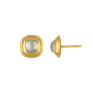 Mango Moonstone Capsa Stud Earrings