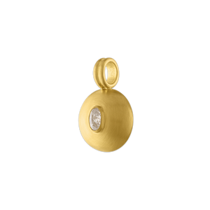 Small Diamond Bulla Pendant