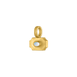 Small Rainbow Moonstone Ode Pendant