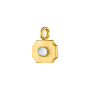 Large Rainbow Moonstone Ode Pendant