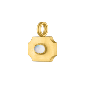 Large Rainbow Moonstone Ode Pendant