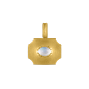 Large Rainbow Moonstone Ode Pendant