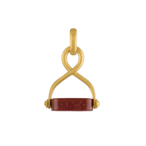 Carnelian Intaglio Unda Spinning Pendant