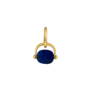 Lapis Baby Intaglio Unda Spinning Pendant