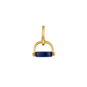 Lapis Baby Intaglio Unda Spinning Pendant