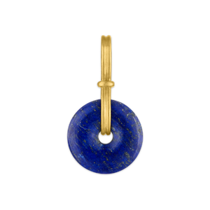 Lapis Discus Pendant