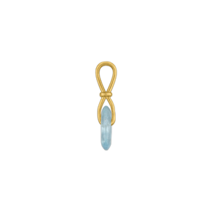 Aquamarine Baby Discus Pendant