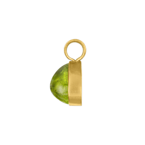 Large Peridot Fan Pendant