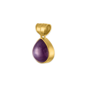 Small Star Ruby Tear Pendant
