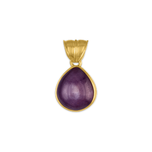 Small Star Ruby Tear Pendant