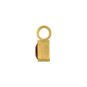 Scarlet Tourmaline Baby Block Pendant