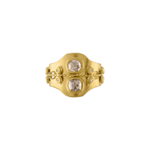 Diamond Double Bezel Ring