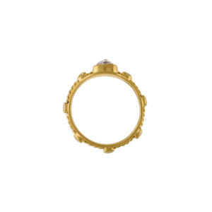Diamond Double Bezel Ring