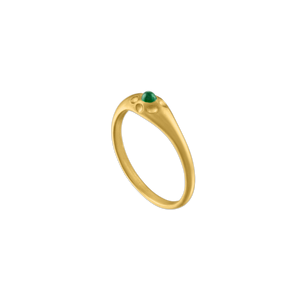 Emerald Rosette Souvenir Ring