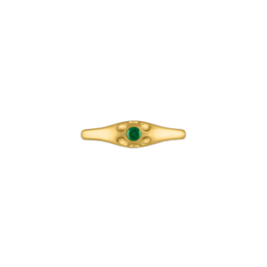 Emerald Rosette Souvenir Ring
