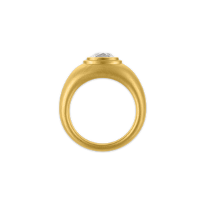 Old Mine Diamond Hamer Ring