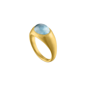 Aquamarine Roz Ring