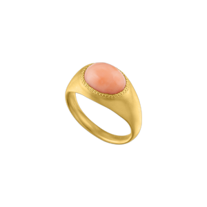 Antique Angel Skin Coral Roz Ring