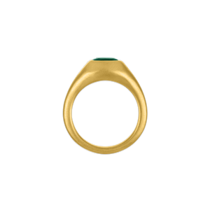 Faceted Green Sapphire Gaea Ring