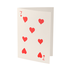 Seven of Hearts Card