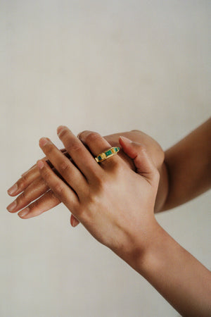 Emerald Ruin Ring