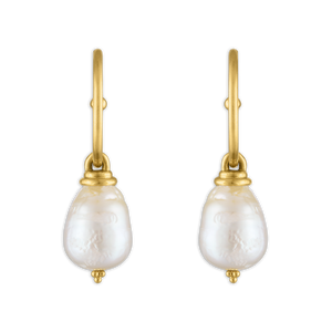 South Sea Pearl Hoop and Hook Earrings