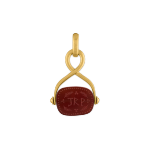 Carnelian Intaglio Unda Spinning Pendant