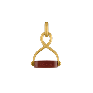 Carnelian Intaglio Unda Spinning Pendant