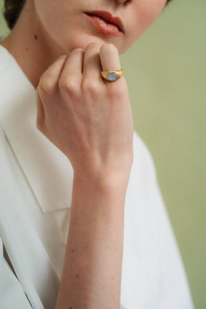 Grey Star Sapphire Roz Ring