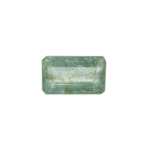 Green Beryl Emerald Cut Block