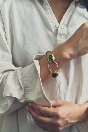 Green Tourmaline Tempus Bracelet