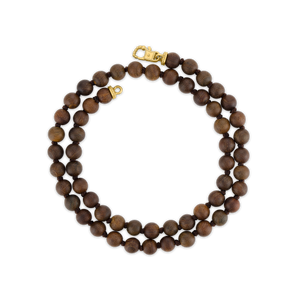 Sandalwood Aurathea Strand with Fibula Clasp