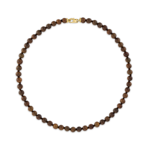 Sandalwood Aurathea Strand with Fibula Clasp