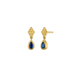 Small Blue Sapphire Nona Earrings