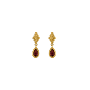 Small Ruby Nona Earrings