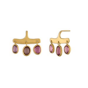 Rose Sapphire Syca Earrings