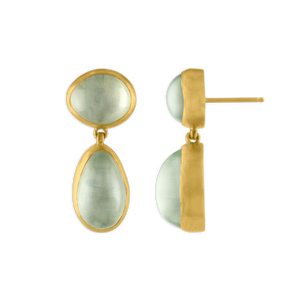 Mango Moonstone Amphora Earrings