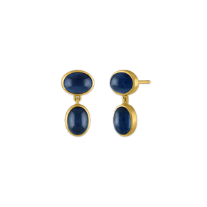 Small Blue Sapphire Amphora Earrings