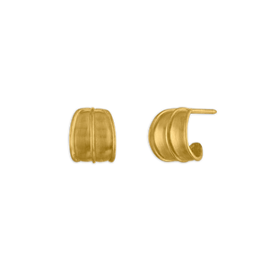 Small Laurel Hoop Earrings