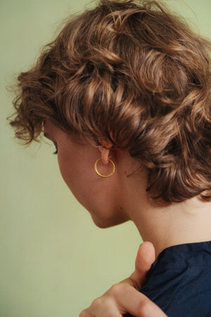 20mm Hinged Hoop and Hook Earrings