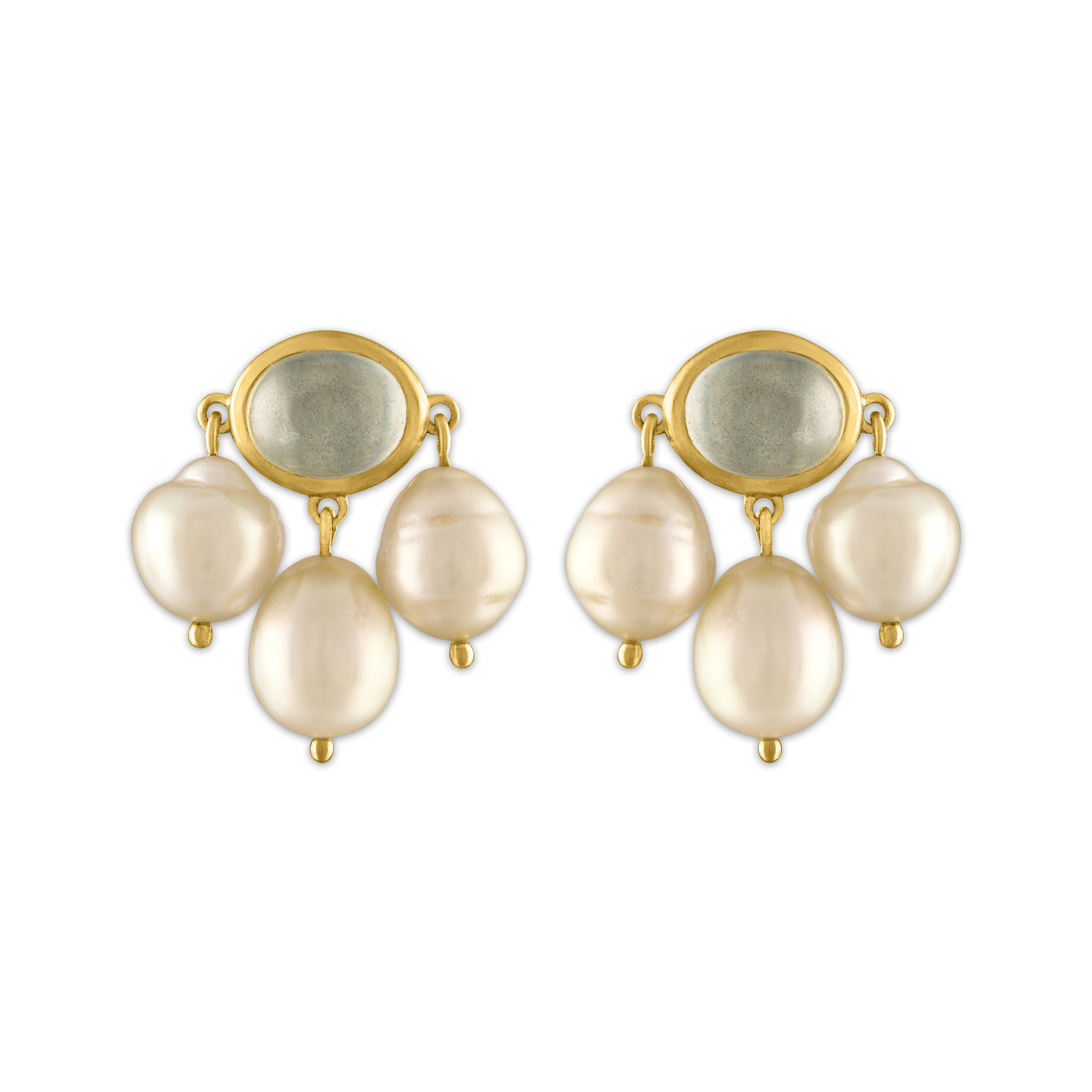 9ct gold cheap pearl earrings