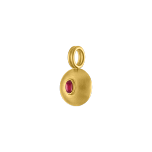 Small Ruby Bulla Pendant