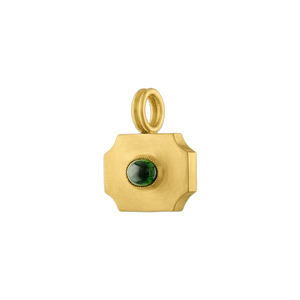 Large Green Tourmaline Ode Pendant