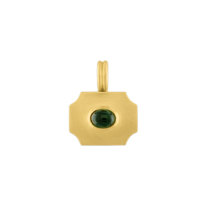 Large Green Tourmaline Ode Pendant