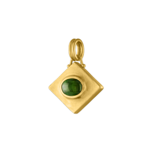 Green Tourmaline Quad Pendant